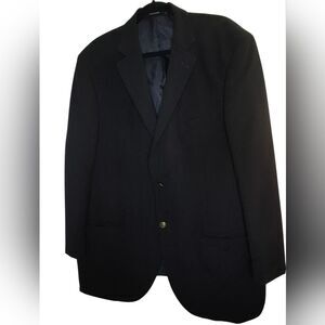 ​Vintage Dockers Men's Classic Black Anchor Button Blazer - Size 48L